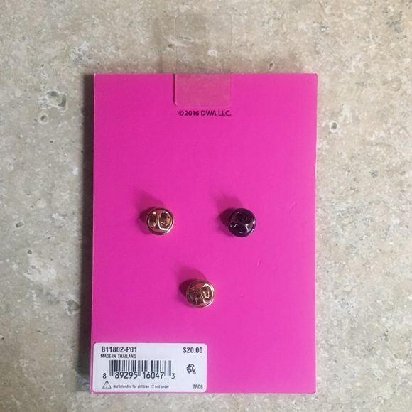 Betsey Johnson XoX Trolls 3 Pc. Decorative Pins - Picture 6 of 6